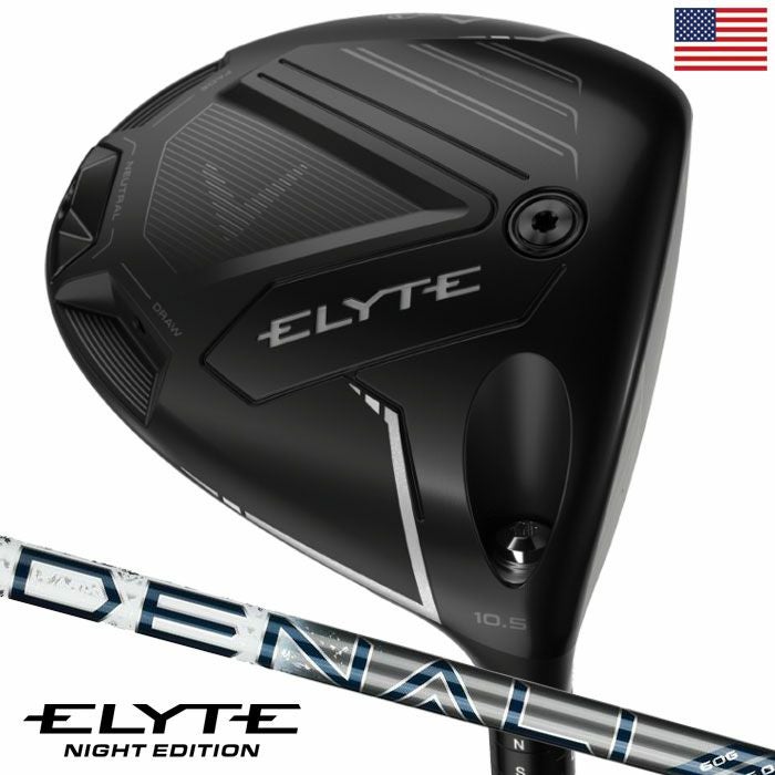 キャロウェイElyteNightEditionDriverドライバーメンズ右用DENALICHARCOAL50シャフト2025年USA直輸入品