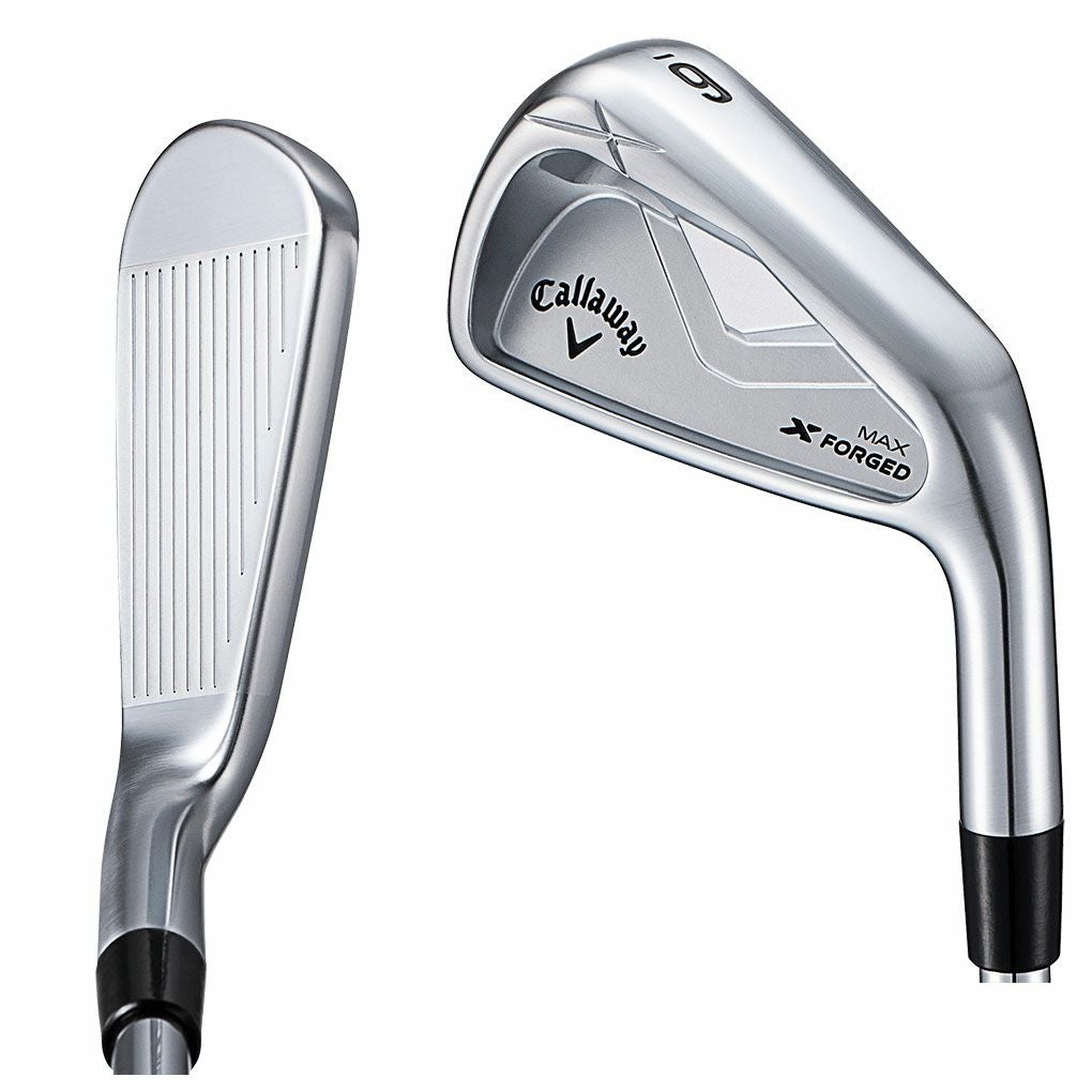 キャロウェイXFORGEDMAXアイアン5本セット(6-9,PW)メンズ右用スチールシャフト日本正規品2025年モデル