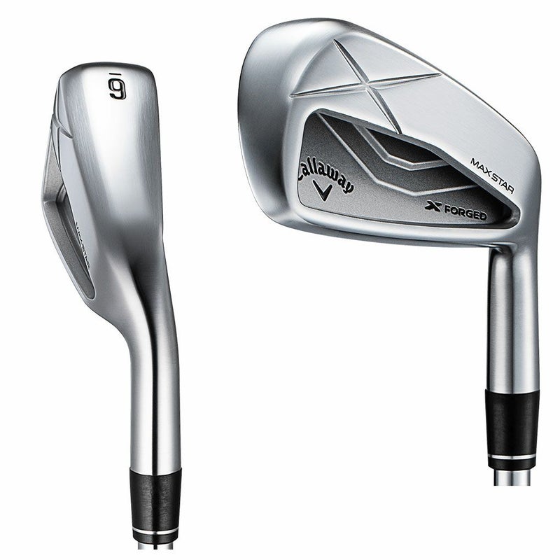 キャロウェイXFORGEDMAXSTARアイアン5本セット(6-9,PW)メンズ右用スチールシャフト日本正規品2025年モデル