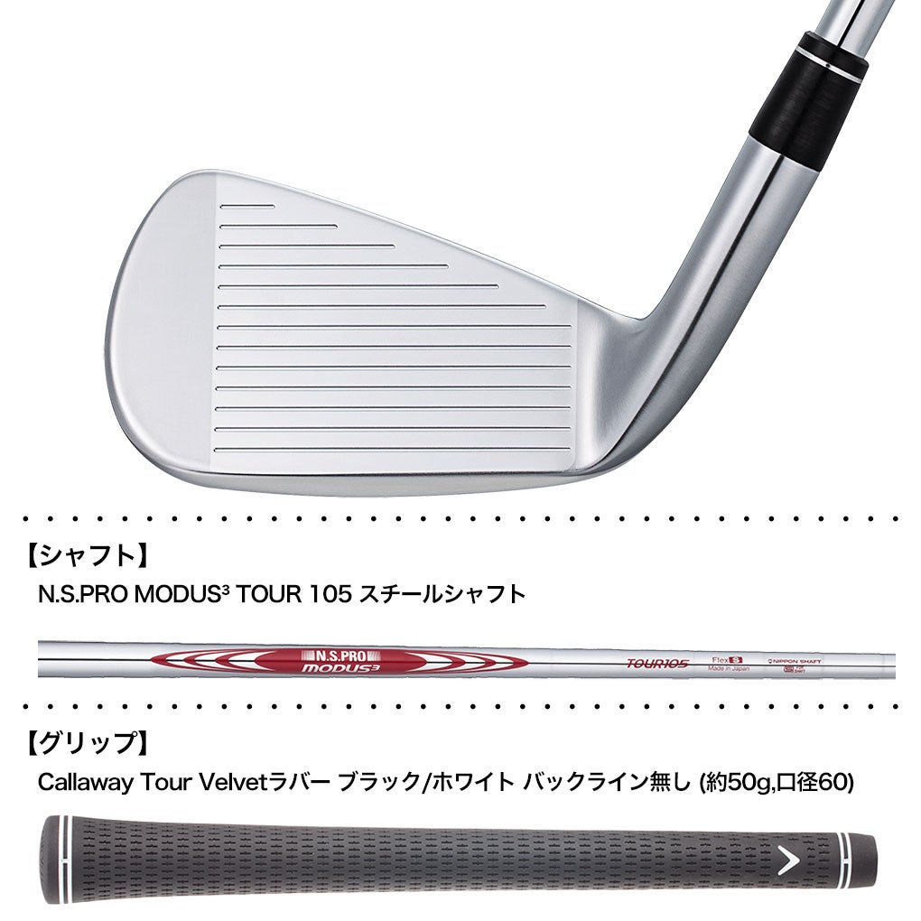 キャロウェイXFORGEDMAXSTARアイアン5本セット(6-9,PW)メンズ右用スチールシャフト日本正規品2025年モデル