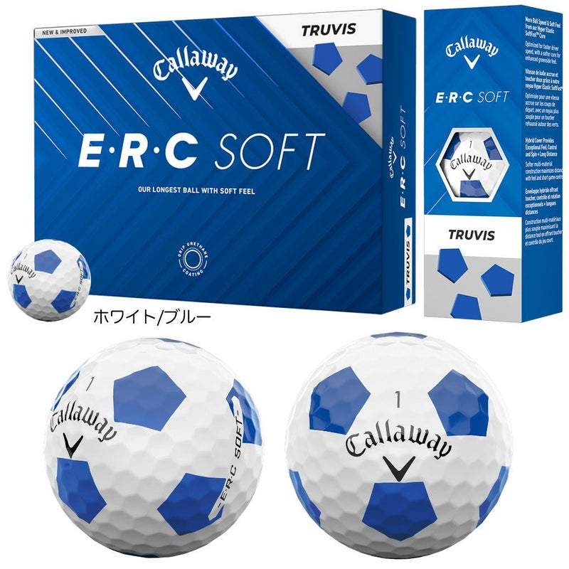 キャロウェイE・R・CSOFTTRUVISボール12球入2025年モデルゴルフゴルフボール