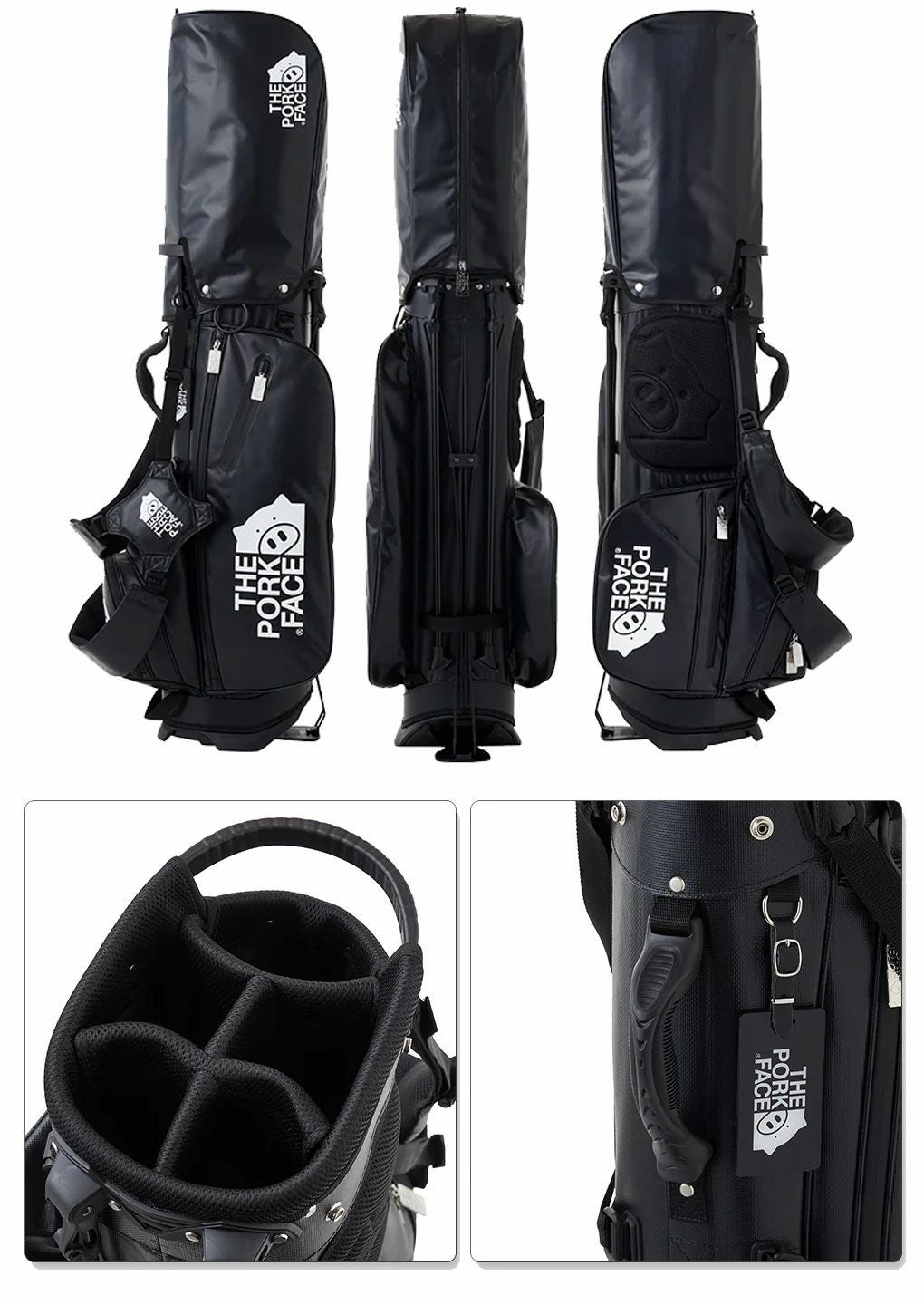 THEPORKFACEザ・ポーク・フェイススタンドキャディバッグ9型TPF-CB022025年モデル