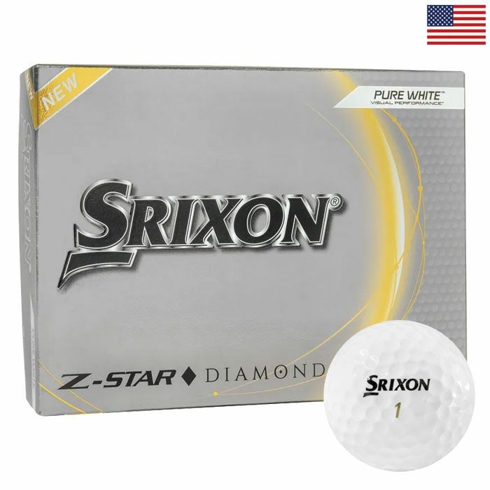 スリクソン2024Z-STARDIAMOND2ゴルフボール1ダース12球入ゼットスターSRIXONGOLFBALLUSA直輸入品