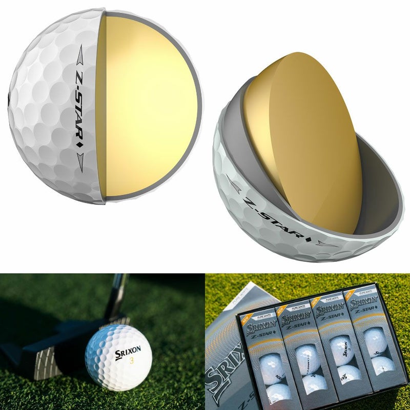 スリクソン2025Z-STARDIAMONDゴルフボール1ダース12球入ゼットスターSRIXONGOLFBALLUSA直輸入品