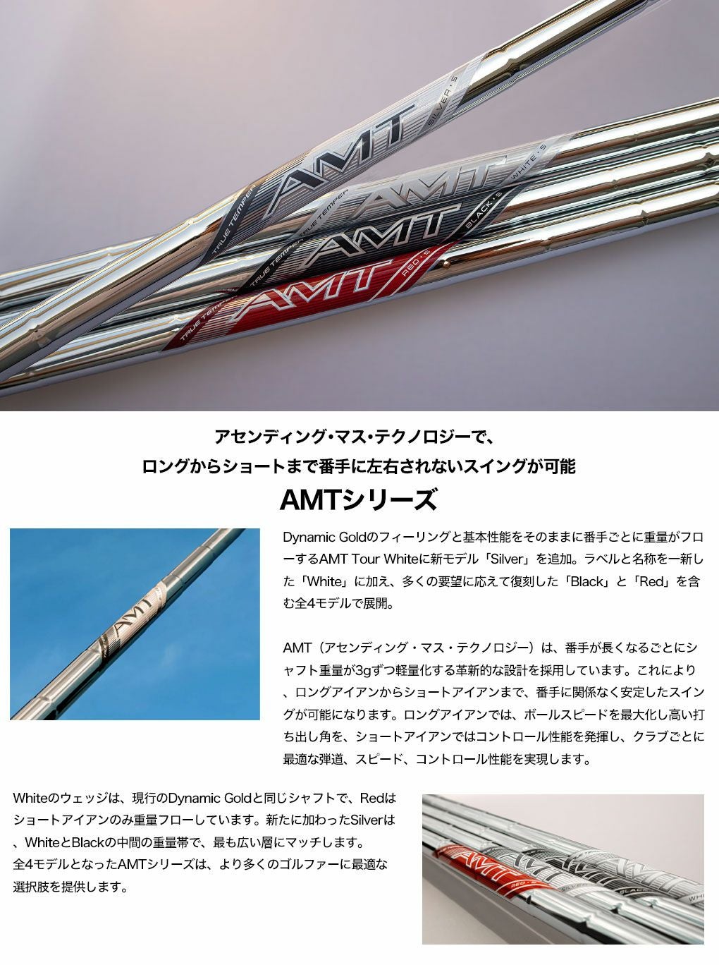 トゥルーテンパー AMT WHITE アセンディング・マス・テクノロジー