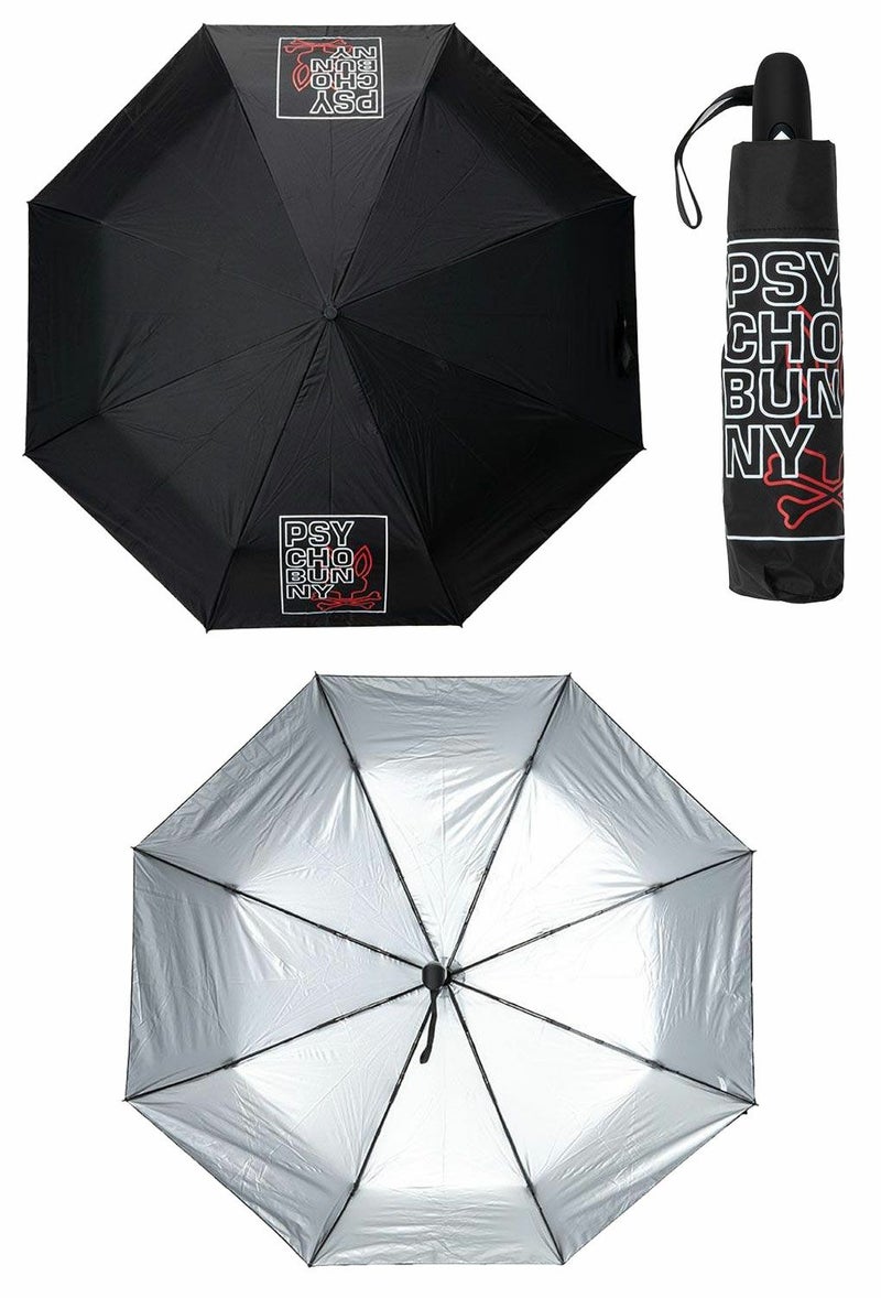サイコバニーPsychoBunnyゴルフアンブレラ折り畳ワンタッチタイプPBMG5FEXゴルフ傘2025年モデル日本正規品