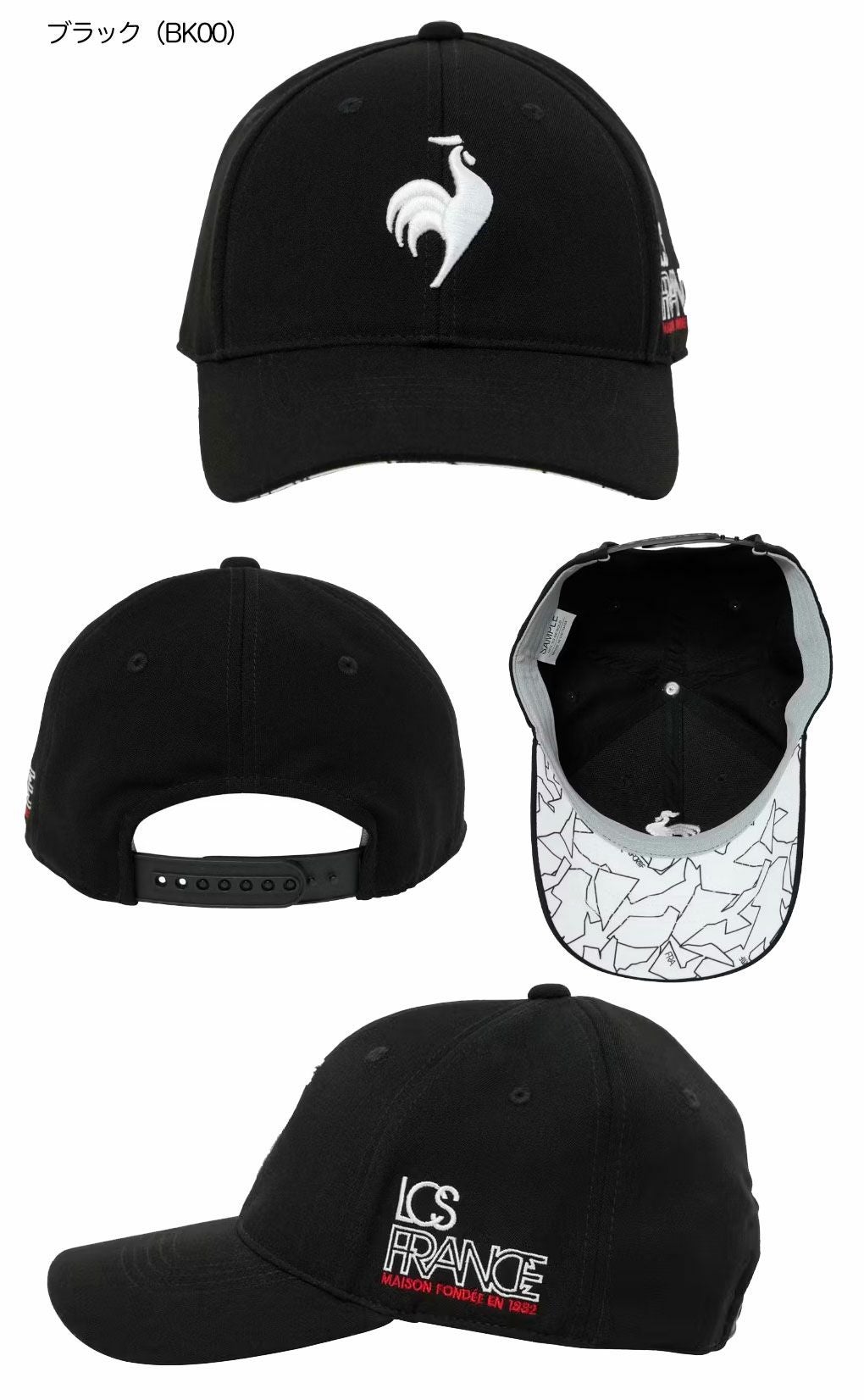 ルコックスポルティフロゴキャップLG5FCP12MメンズlecoqsportifGOLF2025秋冬モデル日本正規品