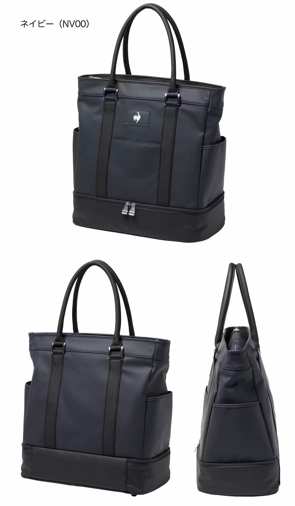 ルコックスポルティフ二層式ボストンバッグシューズ収納可能LG5FBB01Mゴルフlecoqsportifgolf2024年モデル日本正規品