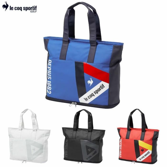 ルコックスポルティフトライアングルデザイン多収納ボストンバッグLG5FTT00Mゴルフlecoqsportifgolf2024年モデル日本正規品