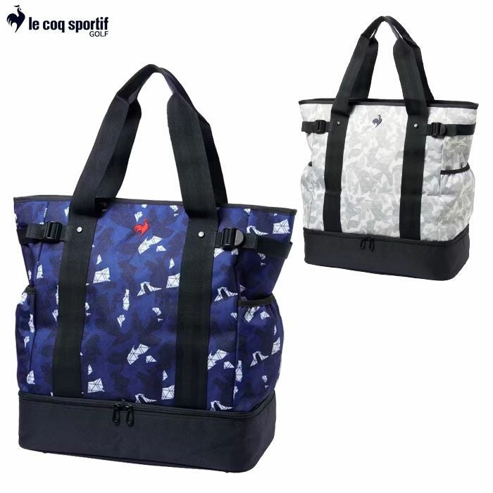 ルコックスポルティフマティスモザイク柄デザイントートバッグ二層式ポケットタイプLG5FTT01Mゴルフlecoqsportifgolf2024年モデル日本正規品