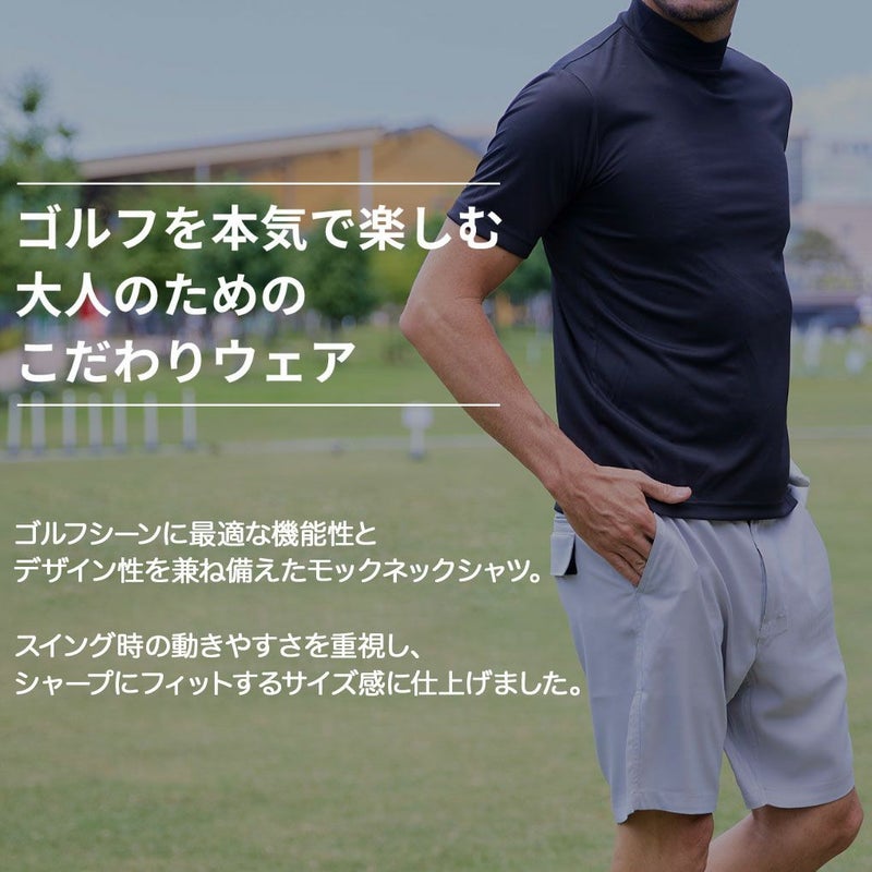 ジーパーズオリジナルOOWLSモックシャツTシャツ半袖メンズゴルフウェアゴルフ2025年モデル日本正規品工場直販