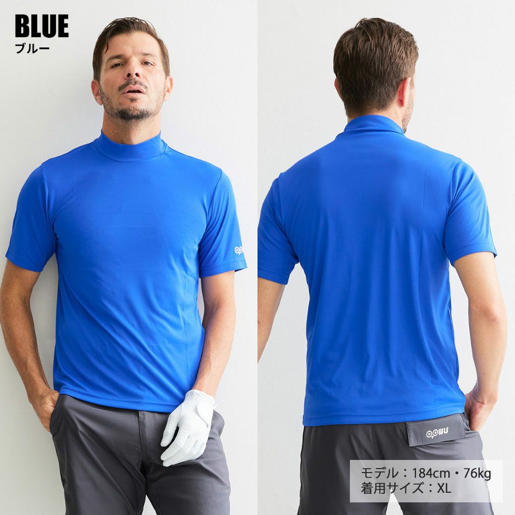 ジーパーズオリジナルOOWLSモックシャツTシャツ半袖メンズゴルフウェアゴルフ2025年モデル日本正規品工場直販