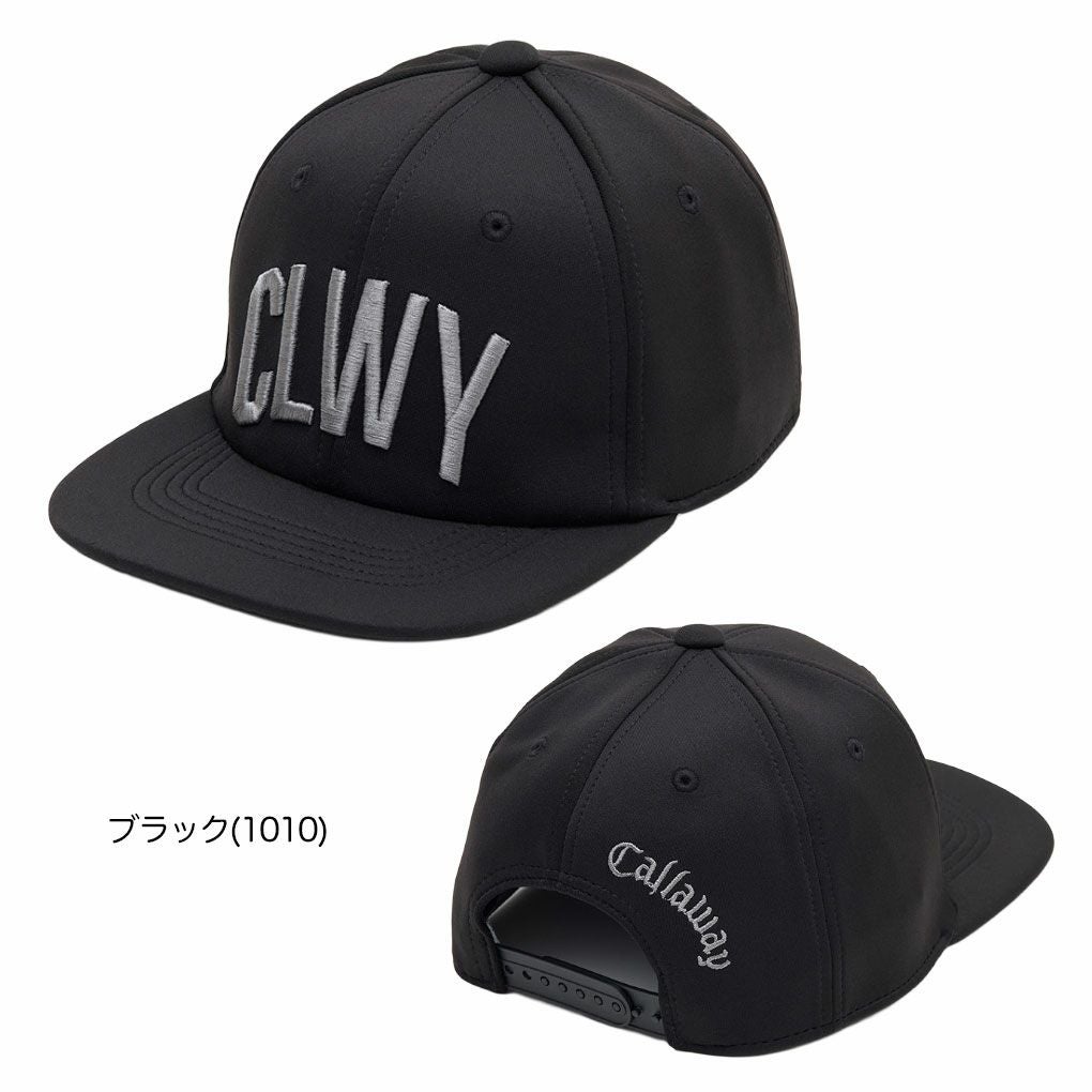 キャロウェイカレッジ調ロゴセミフラットキャップC25291107メンズゴルフウェア2025秋冬モデル日本正規品