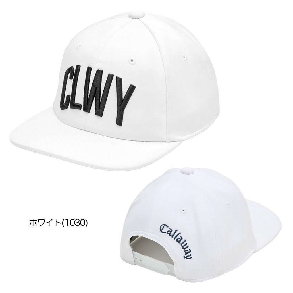 キャロウェイカレッジ調ロゴセミフラットキャップC25291107メンズゴルフウェア2025秋冬モデル日本正規品
