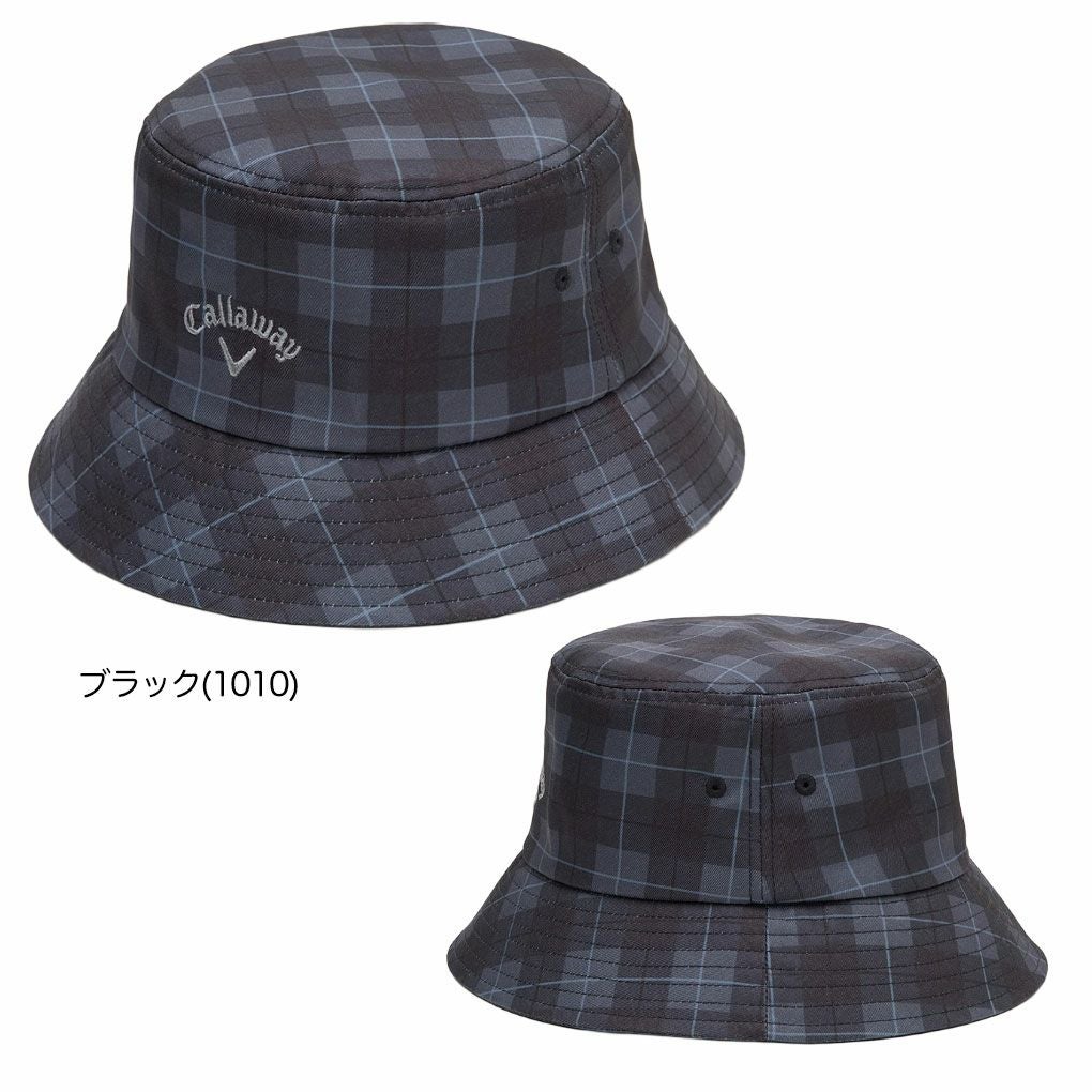 キャロウェイチェックプリントハットC25291116メンズゴルフウェア2025秋冬モデル日本正規品
