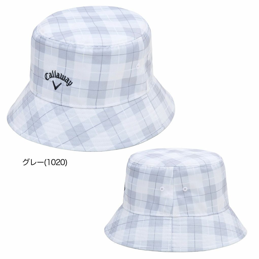 キャロウェイチェックプリントハットC25291116メンズゴルフウェア2025秋冬モデル日本正規品