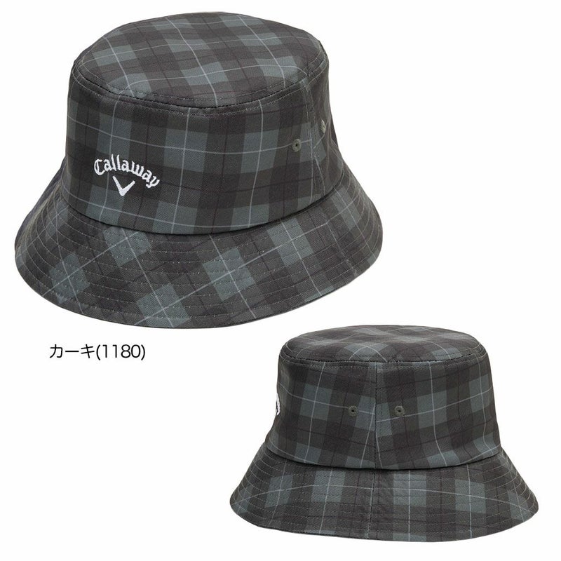 キャロウェイチェックプリントハットC25291116メンズゴルフウェア2025秋冬モデル日本正規品