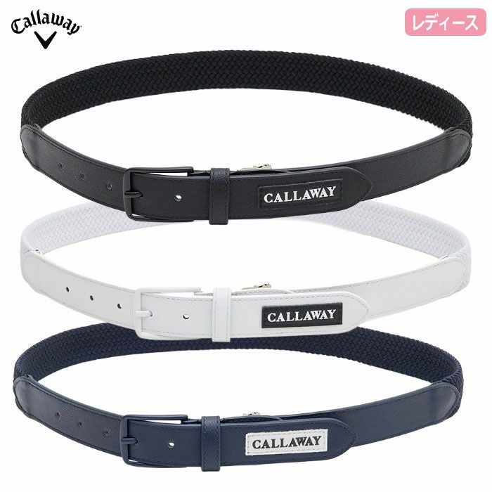 キャロウェイカットできるゴムメッシュベルトC25292202レディースゴルフウェアゴルフ2025秋冬モデル日本正規品