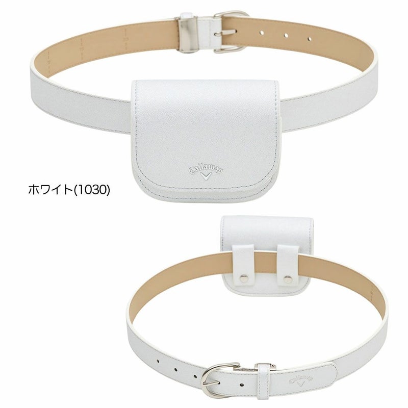 キャロウェイウエストポーチ付きベルトC25292204レディースゴルフウェアゴルフ2025秋冬モデル日本正規品