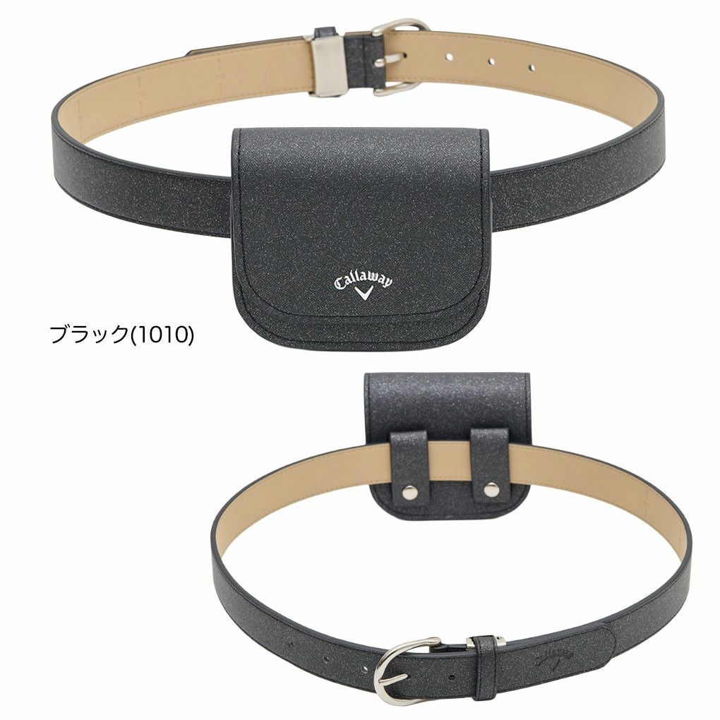 キャロウェイウエストポーチ付きベルトC25292204レディースゴルフウェアゴルフ2025秋冬モデル日本正規品
