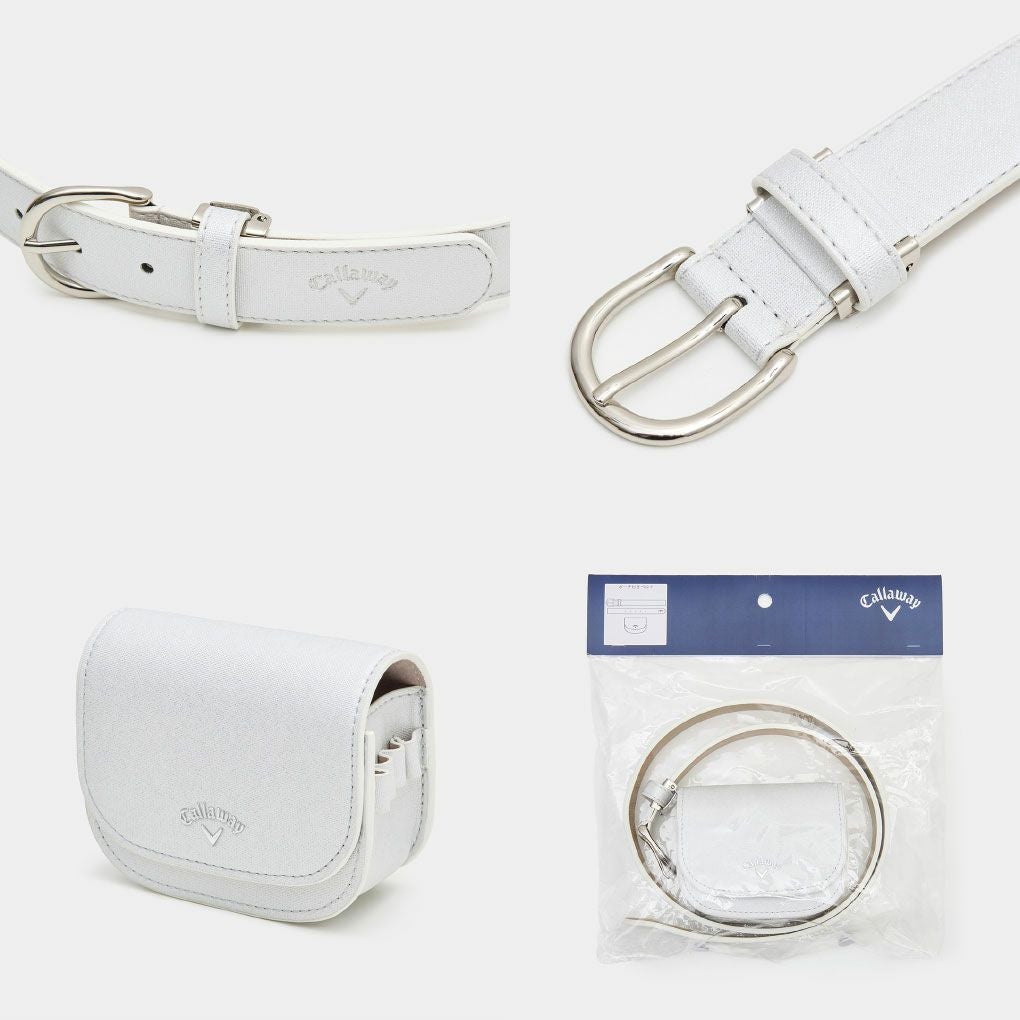 キャロウェイウエストポーチ付きベルトC25292204レディースゴルフウェアゴルフ2025秋冬モデル日本正規品