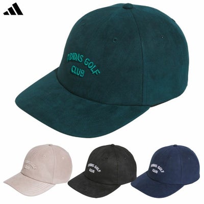 アディダススエード調ゴルフクラブキャップゴルフJVU35ゴルフキャップ帽子2025秋冬モデルadidas日本正規品