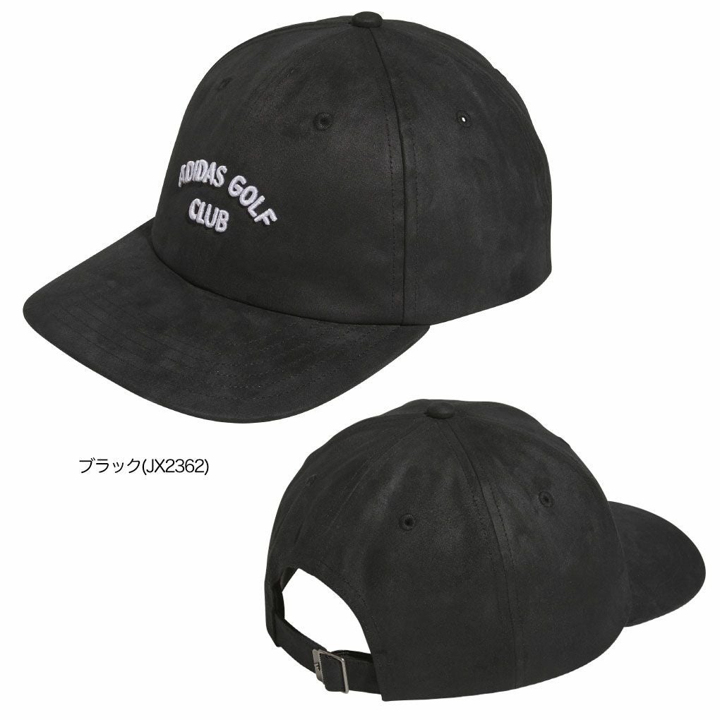 アディダススエード調ゴルフクラブキャップゴルフJVU35ゴルフキャップ帽子2025秋冬モデルadidas日本正規品