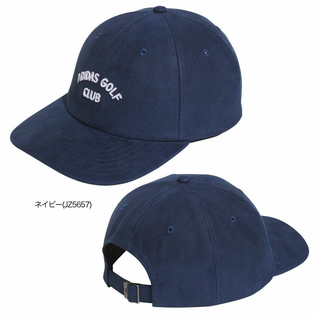 アディダススエード調ゴルフクラブキャップゴルフJVU35ゴルフキャップ帽子2025秋冬モデルadidas日本正規品