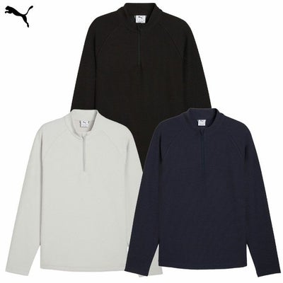 プーマBoulder2.0Golf1/4Zipメンズ632267ゴルフウェア2025春夏モデルPUMA日本正規品