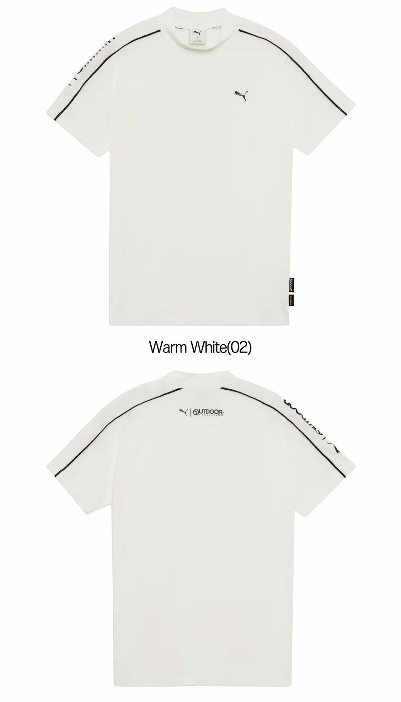 プーマゴルフPUMAOUTDOORPRODUCTSモックネック半袖シャツメンズ635929ゴルフキャップ帽子PUMA2024秋冬モデル日本正規品