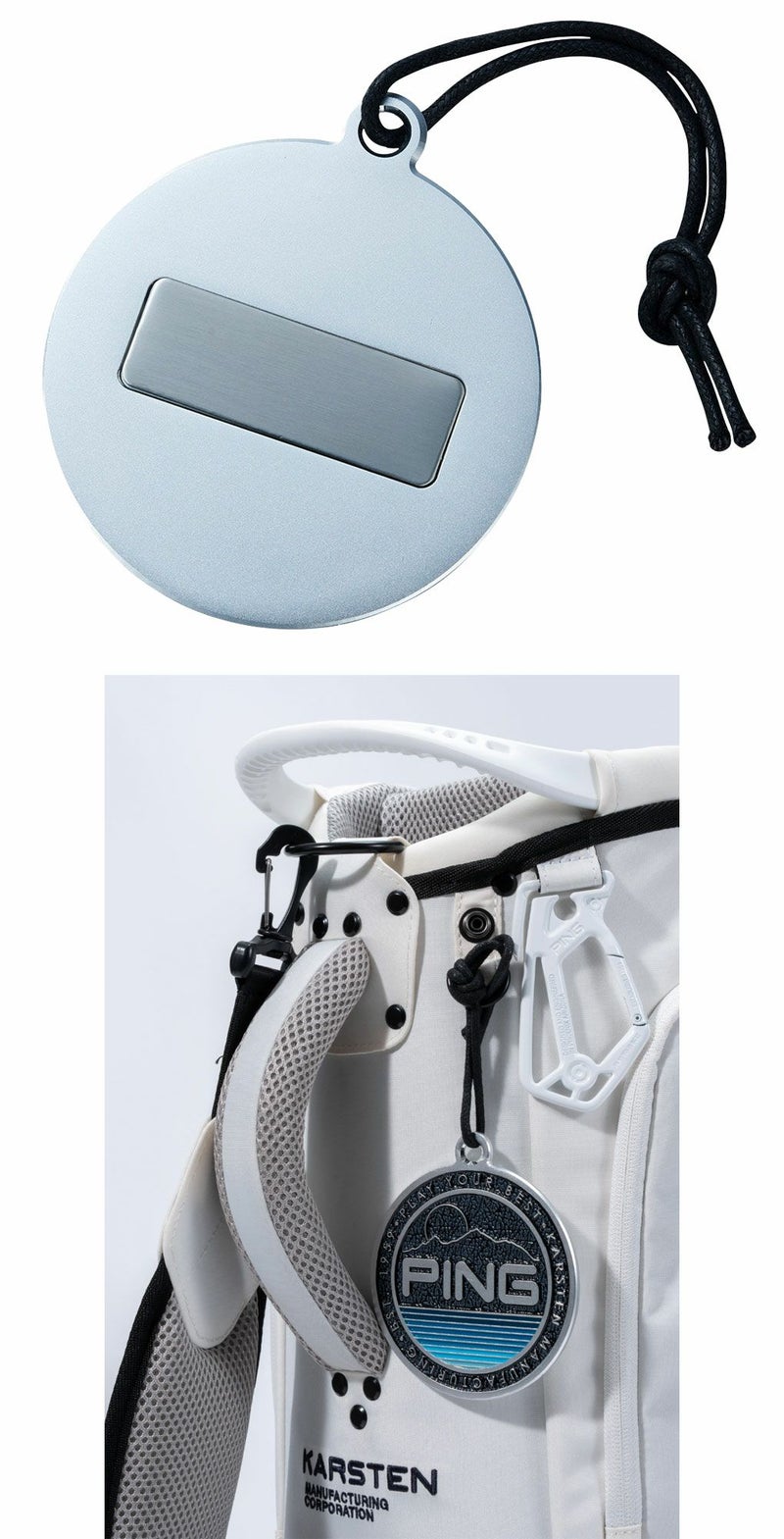 PINGピンAC-N2502メタルネームプレートゴルフ2025年モデル日本正規品