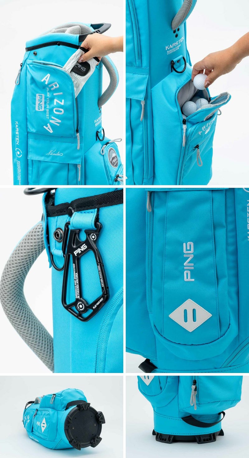 PINGピンキャディバッグCB-U2503アリゾナカジュアル9.0型5分割カートバッグゴルフ2025年モデル日本正規品