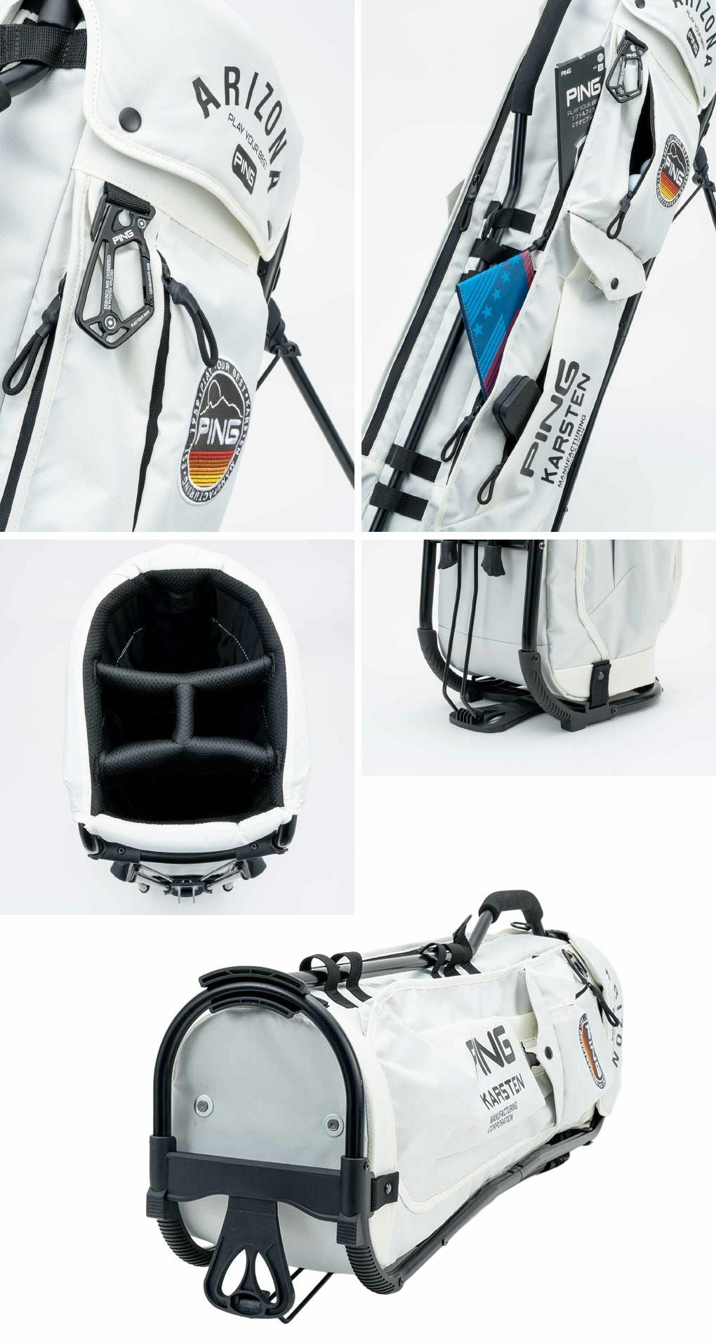 PINGピンキャディバッグCB-N2503パイプフレームスタンド9.0型4分割スタンドバッグゴルフ2025年モデル日本正規品