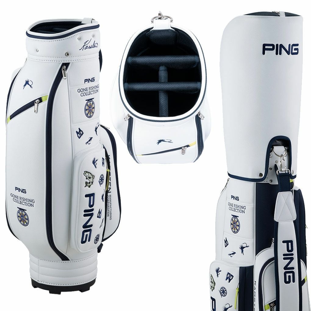 PINGピンキャディバッグCB-N2505ゴーンフィッシング9.0型5分割カートバッグゴルフ2025年モデル日本正規品