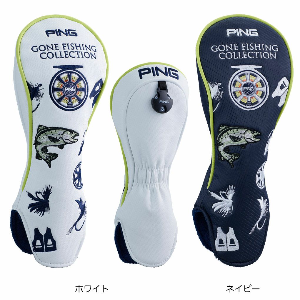 PINGピンHC-N2505ゴーンフィッシングヘッドカバーフェアウェイウッド用ゴルフヘッドカバー2025年モデル日本正規品