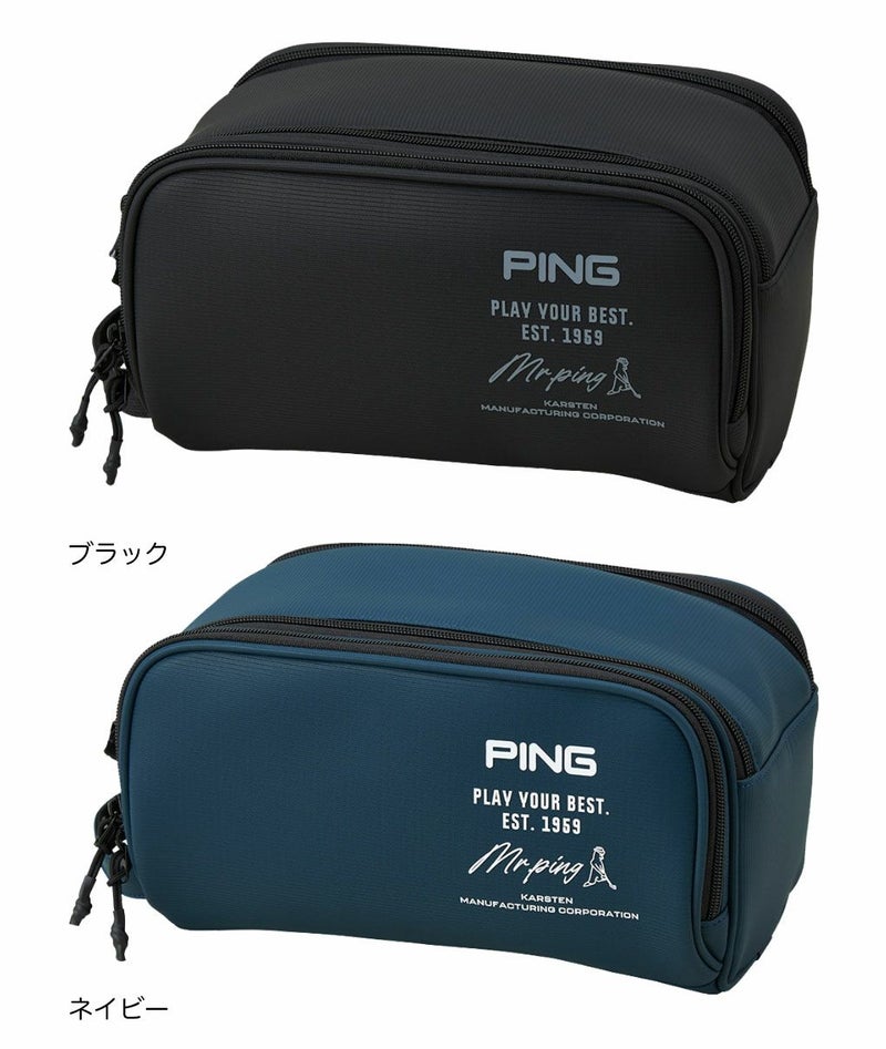 PINGピンGB-F2506ゴールドラインポーチゴルフラウンドバッグポーチ2025年モデル日本正規品