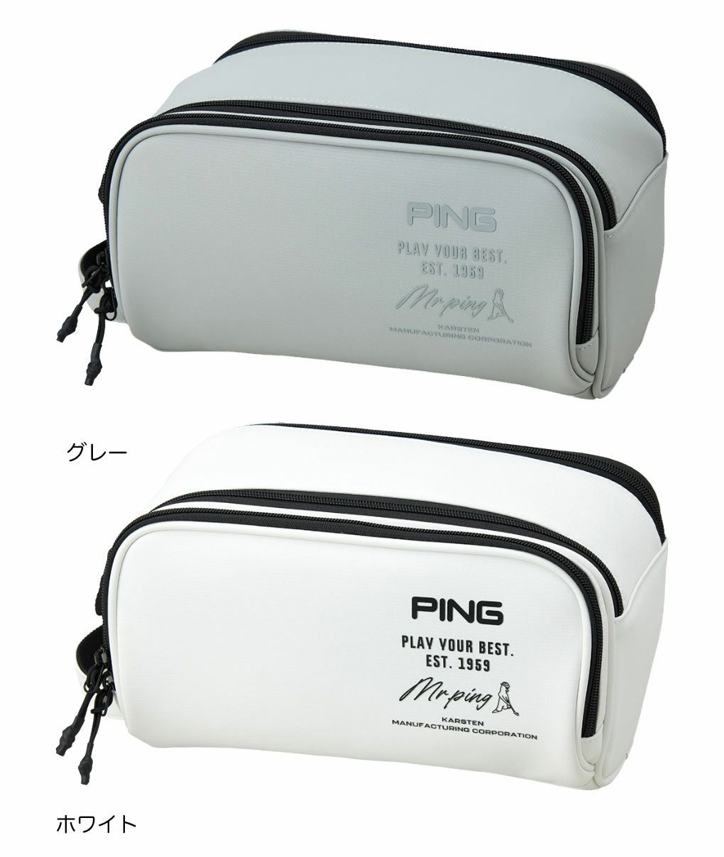 PINGピンGB-F2506ゴールドラインポーチゴルフラウンドバッグポーチ2025年モデル日本正規品