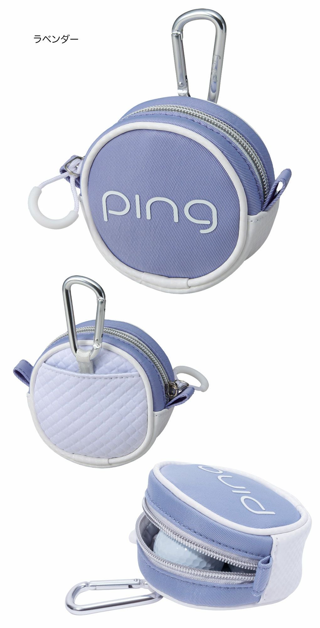 PINGピンGB-L2520カジュアルボールケース3個収納可ゴルフ2025年モデル日本正規品