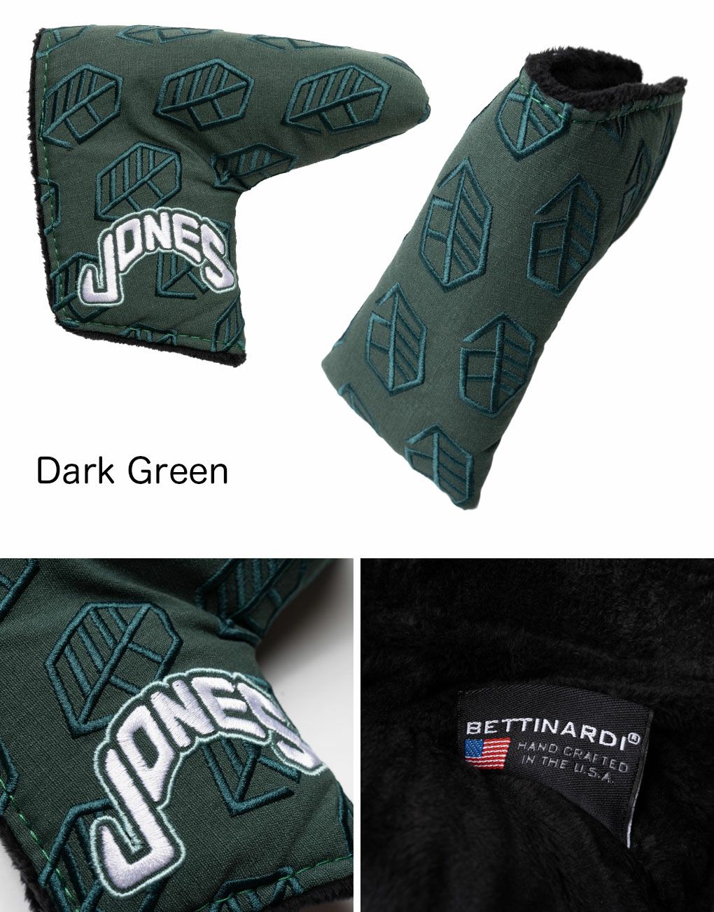 JONESジョーンズパターカバーUtilityRepeatPutterCoverヘッドカバーブレード2025年モデルゴルフUSA直輸入品