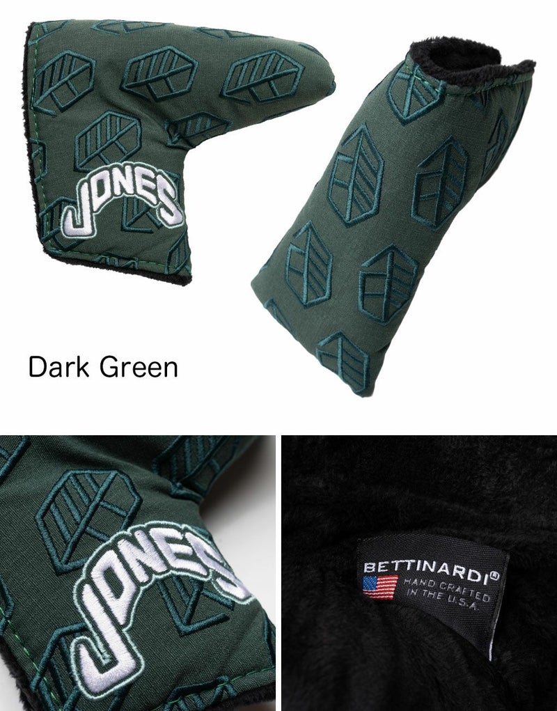 JONESジョーンズパターカバーUtilityRepeatPutterCoverヘッドカバーブレード2025年モデルゴルフUSA直輸入品