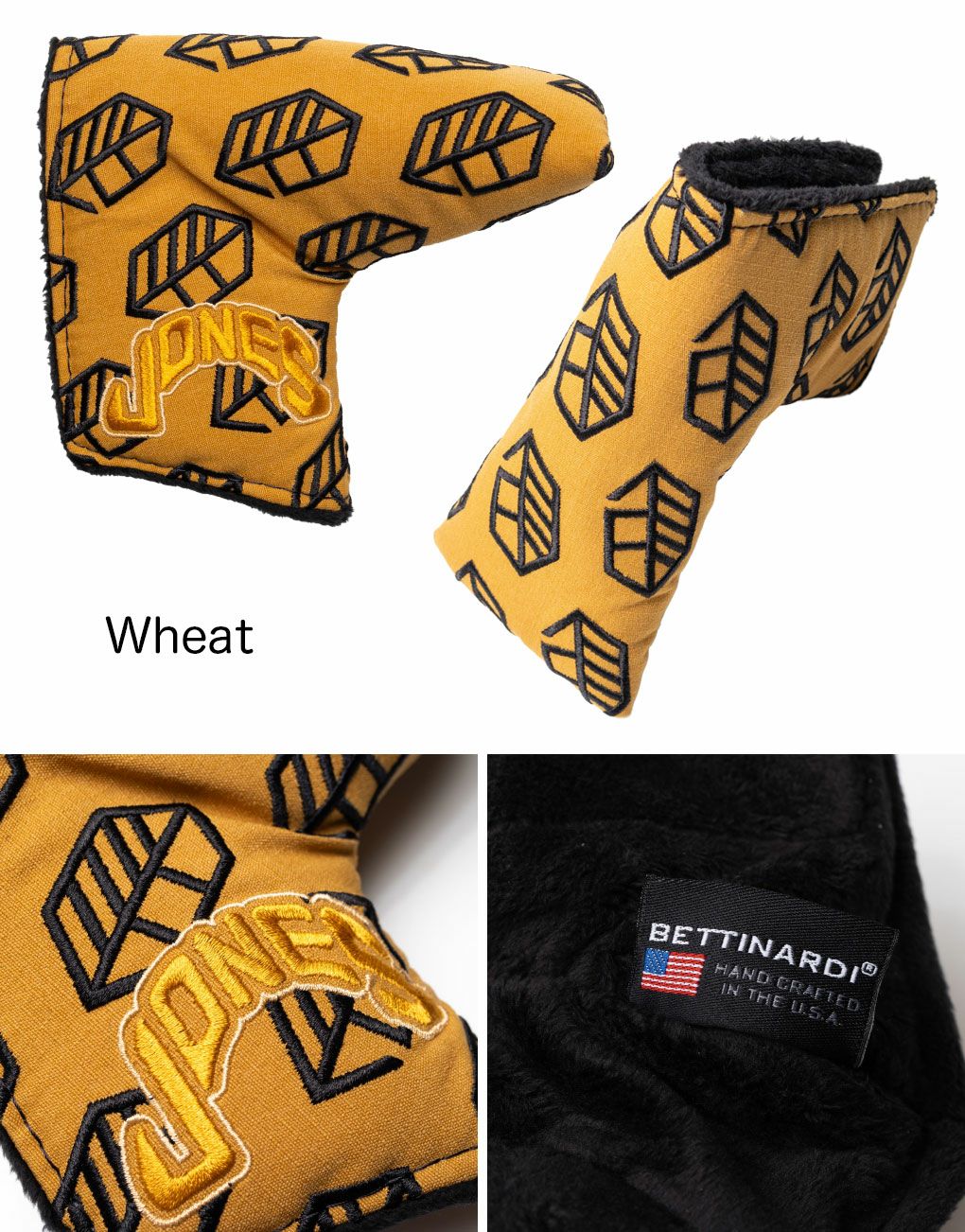 JONESジョーンズパターカバーUtilityRepeatPutterCoverヘッドカバーブレード2025年モデルゴルフUSA直輸入品