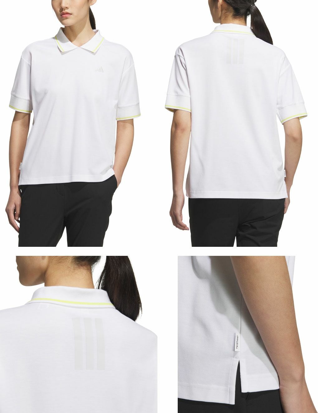 アディダスアディゼロツイストニットスキッパー半袖ポロKUK62レディースゴルフウェアトップス2025春夏モデルadidas日本正規品