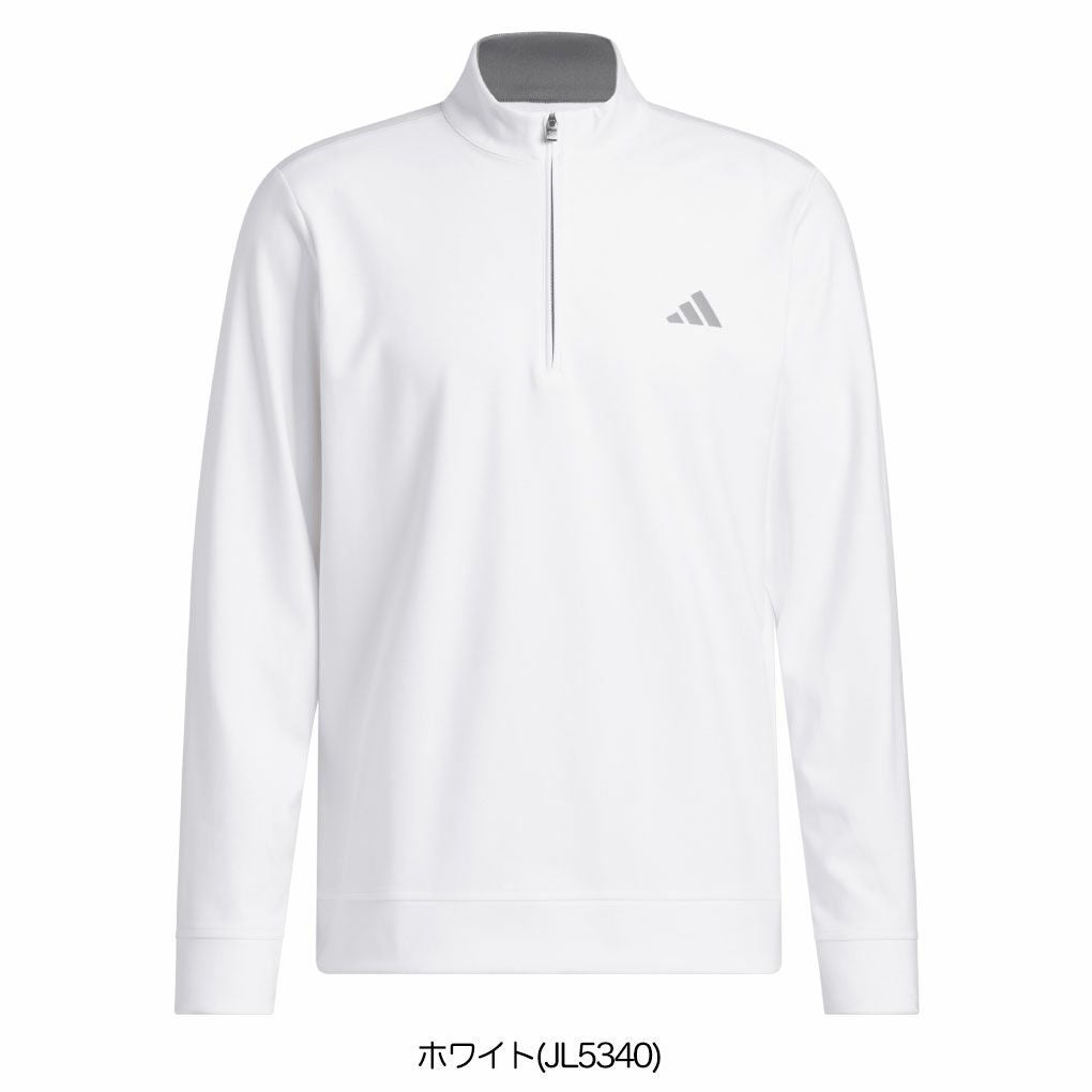 アディダスハーフジップ長袖スゥエットJVU44メンズゴルフウェアゴルフ2025春夏モデルadidas日本正規品