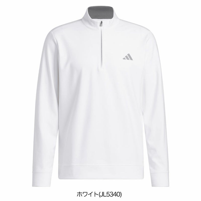 アディダスハーフジップ長袖スゥエットJVU44メンズゴルフウェアゴルフ2025春夏モデルadidas日本正規品