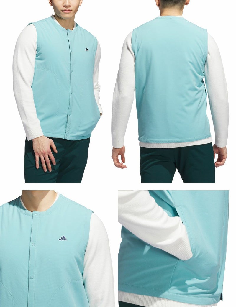 アディダスライトパテッドベストJVU71メンズゴルフウェアゴルフ2025春夏モデルadidas日本正規品