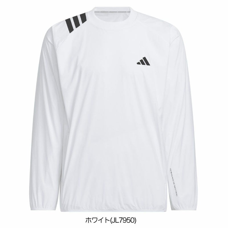 アディダス撥水 スリーストライプスプルオーバーウィンドJVU99メンズゴルフウェアゴルフ2025春夏モデルadidas日本正規品