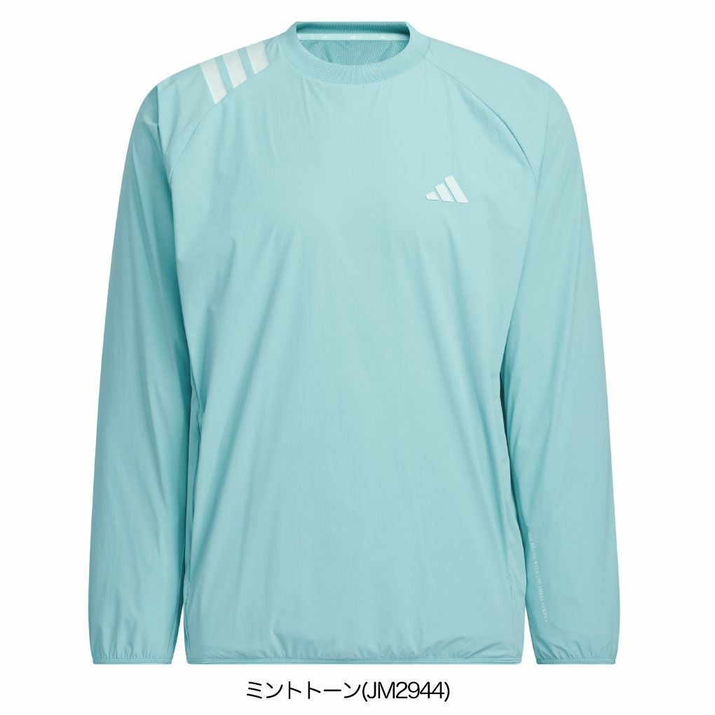 アディダス撥水 スリーストライプスプルオーバーウィンドJVU99メンズゴルフウェアゴルフ2025春夏モデルadidas日本正規品