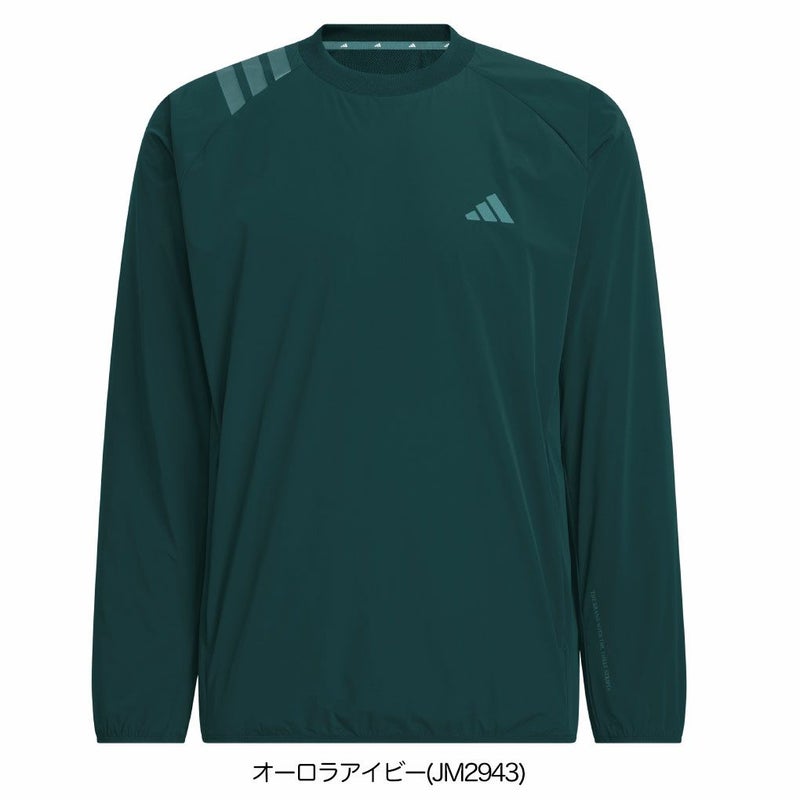 アディダス撥水 スリーストライプスプルオーバーウィンドJVU99メンズゴルフウェアゴルフ2025春夏モデルadidas日本正規品