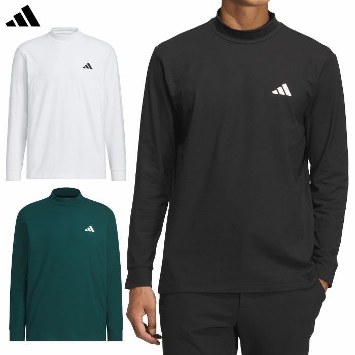 アディダスバックグラフィック長袖モックシャツJVV08メンズゴルフウェアゴルフ2025春夏モデルadidas日本正規品
