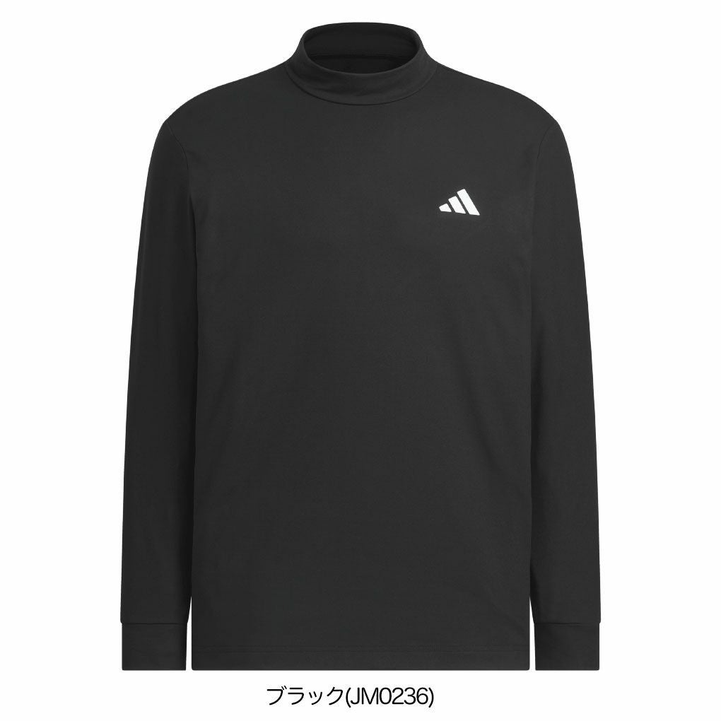 アディダスバックグラフィック長袖モックシャツJVV08メンズゴルフウェアゴルフ2025春夏モデルadidas日本正規品